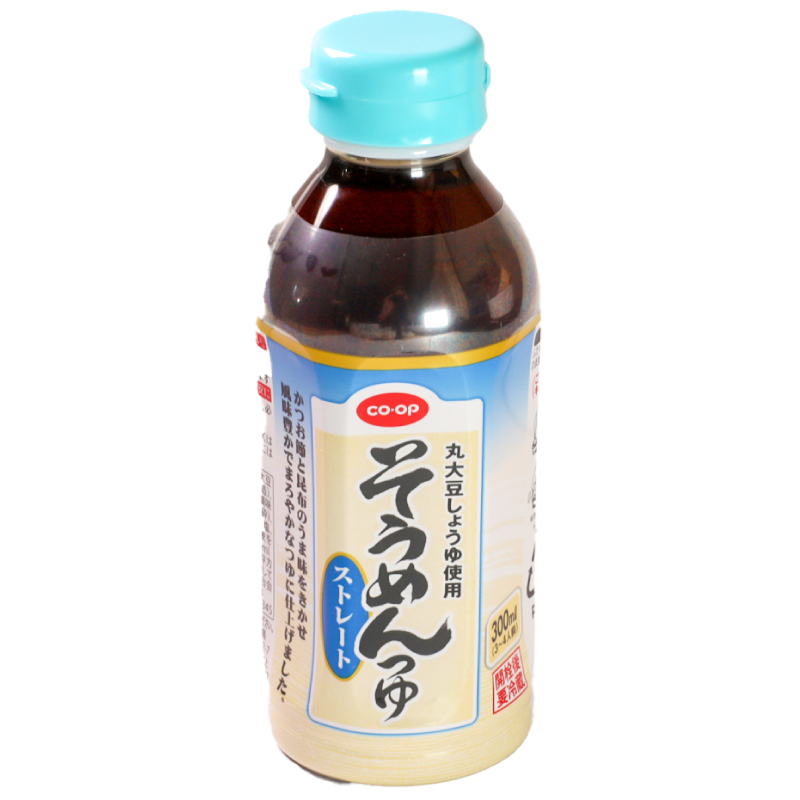CO･OP そうめんつゆストレート（丸大豆しょうゆ使用） 300ml
