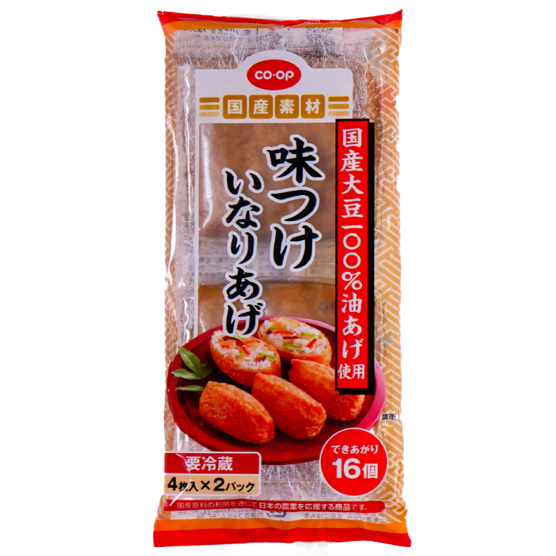 CO･OP 味つけいなりあげ ４枚入×２パック