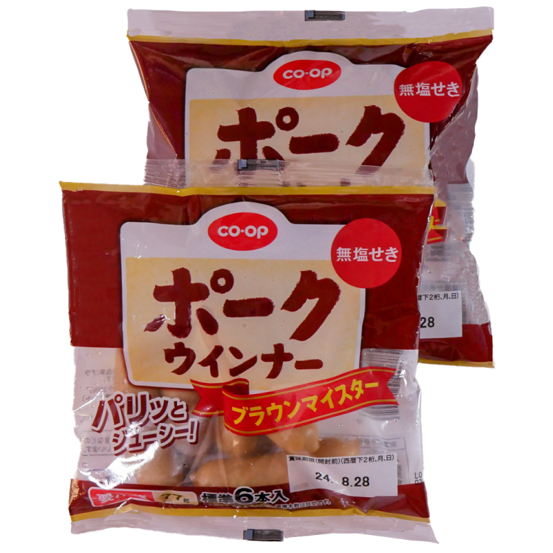 CO･OP ポークウインナーブラウンマイスター 77g(標準6本入)
