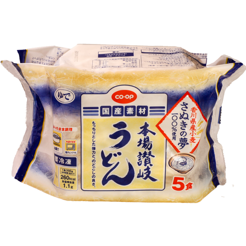 CO･OP 香川県産さぬきの夢使用　本場讃岐うどん 5食(1kg)
