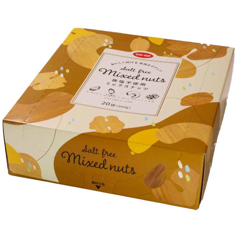 CO･OP 食塩不使用ミックスナッツ 20袋(360g)