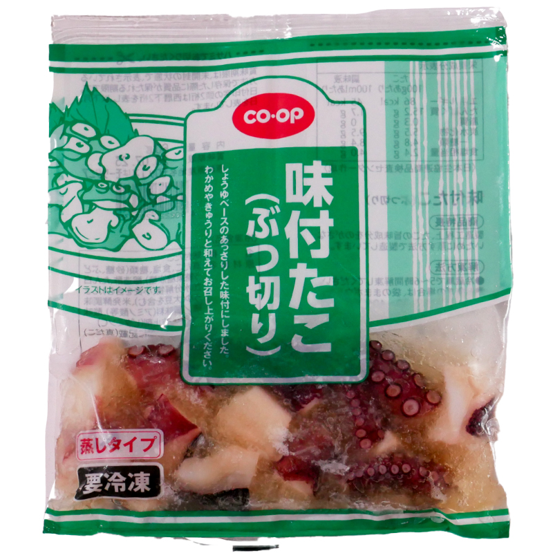 CO･OP 味付たこ（ぶつ切り） 60g