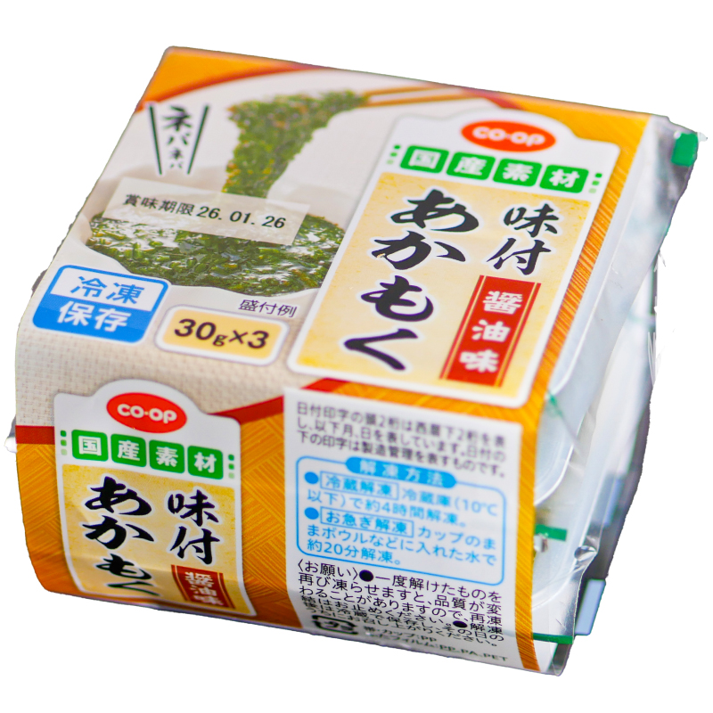 CO･OP 味付あかもく（醤油味） 30g×3