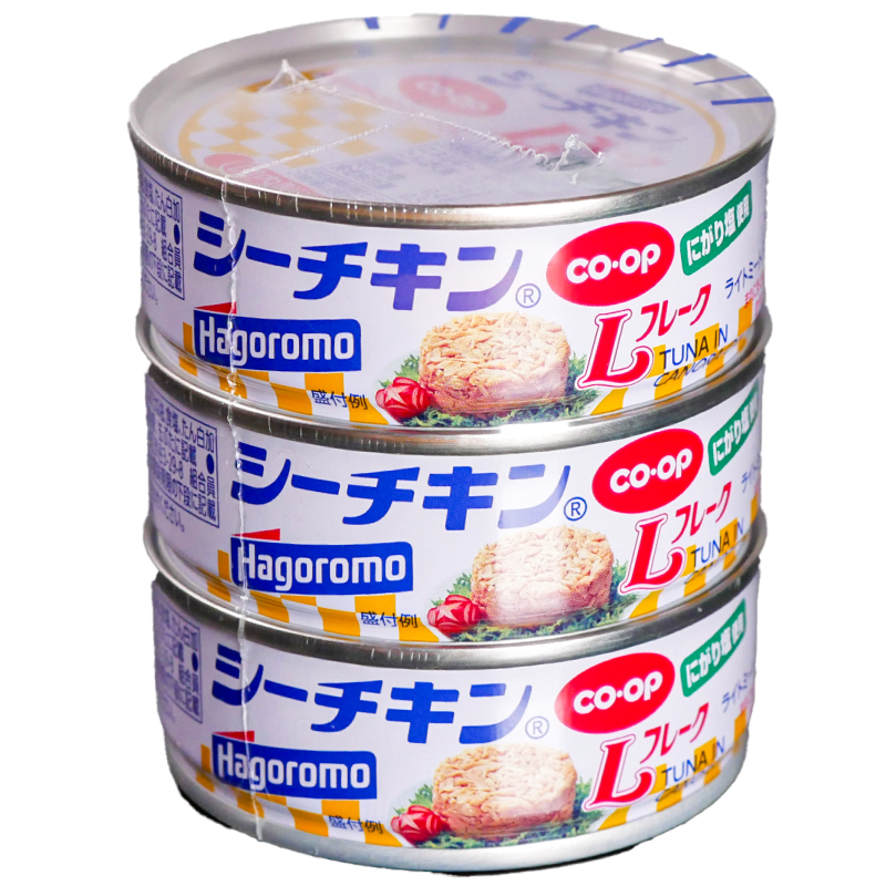 CO･OP&はごろも シーチキン　Lフレーク 70g×3缶