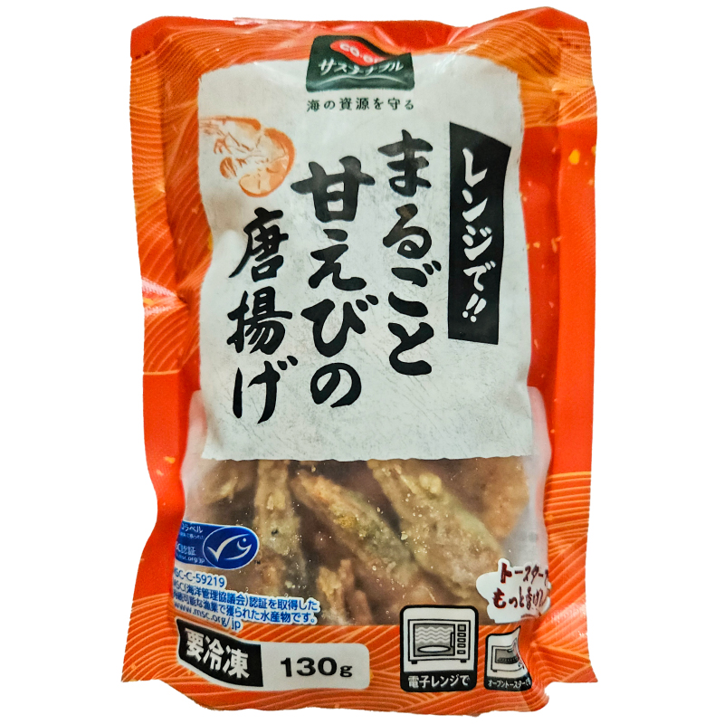CO･OP レンジで！！まるごと甘えびの唐揚げ 130g