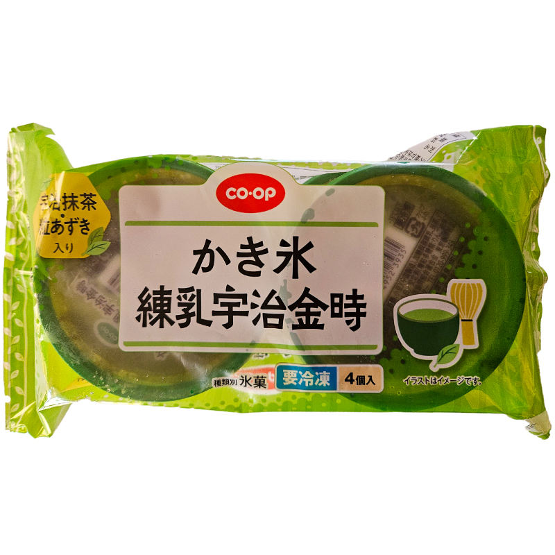 CO･OP かき氷練乳宇治金時 4個入