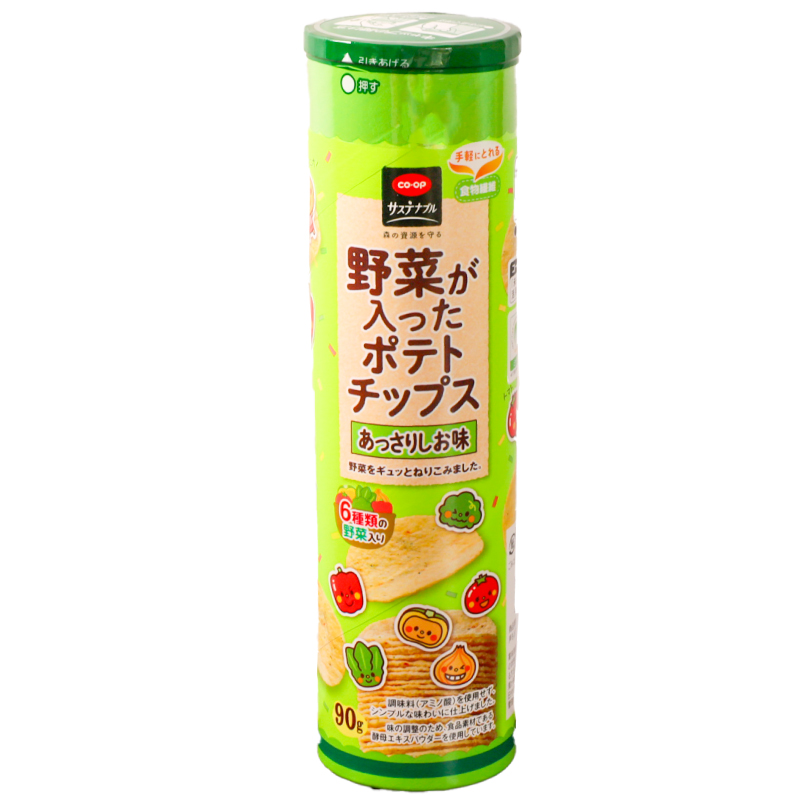 CO･OP 野菜が入ったポテトチップス　あっさりしお味（食物繊維） 90g