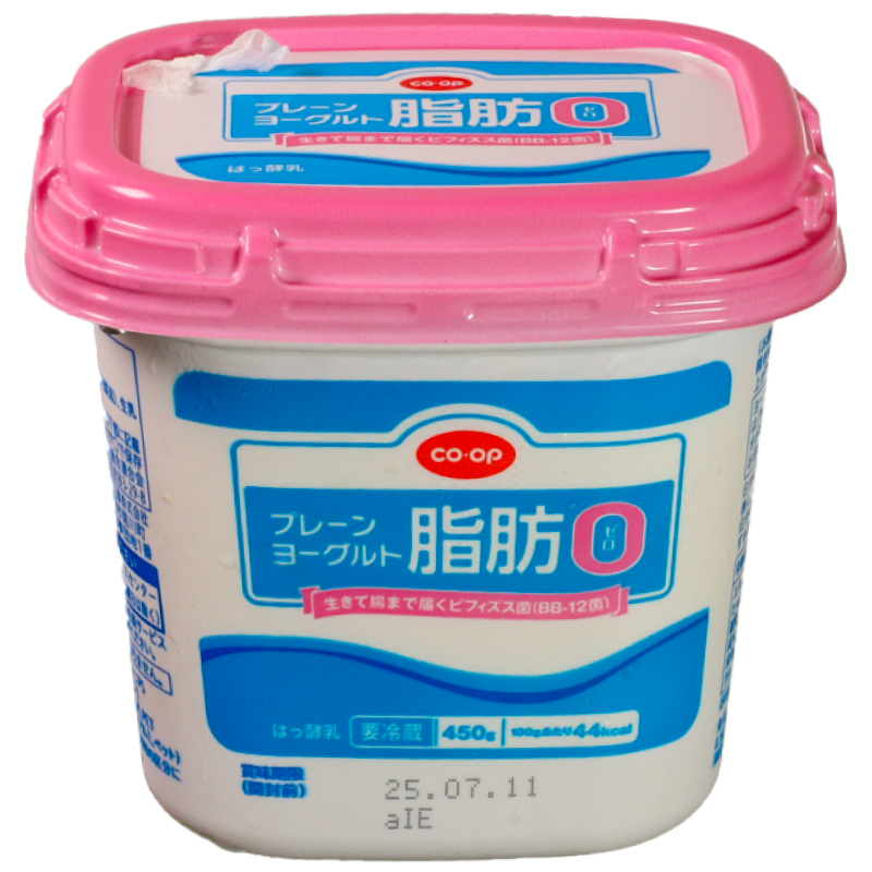 CO･OP プレーンヨーグルト脂肪0（ゼロ） 450g