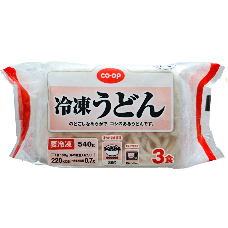CO･OP 冷凍うどん 3食(540g)