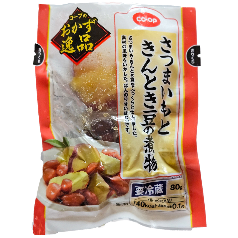CO･OP さつまいもときんとき豆の煮物 80g