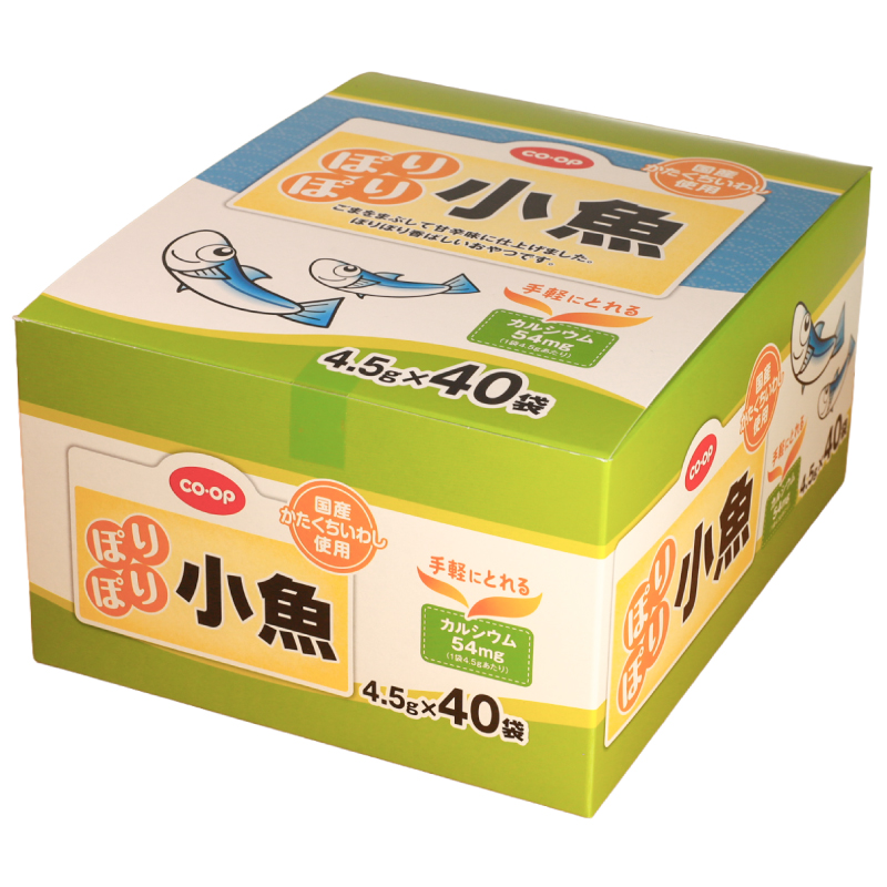 CO･OP ぽりぽり小魚（Ｃａ） 4.5g×40袋
